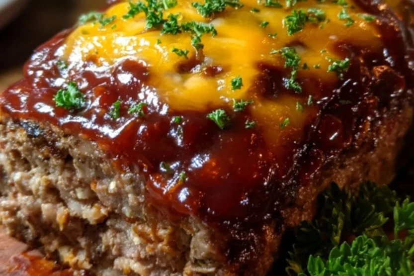 BBQ Cheddar Meatloaf