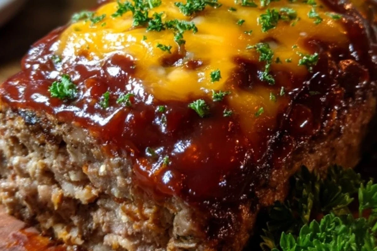 BBQ Cheddar Meatloaf