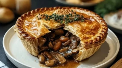 Beef and Mushroom Pie
