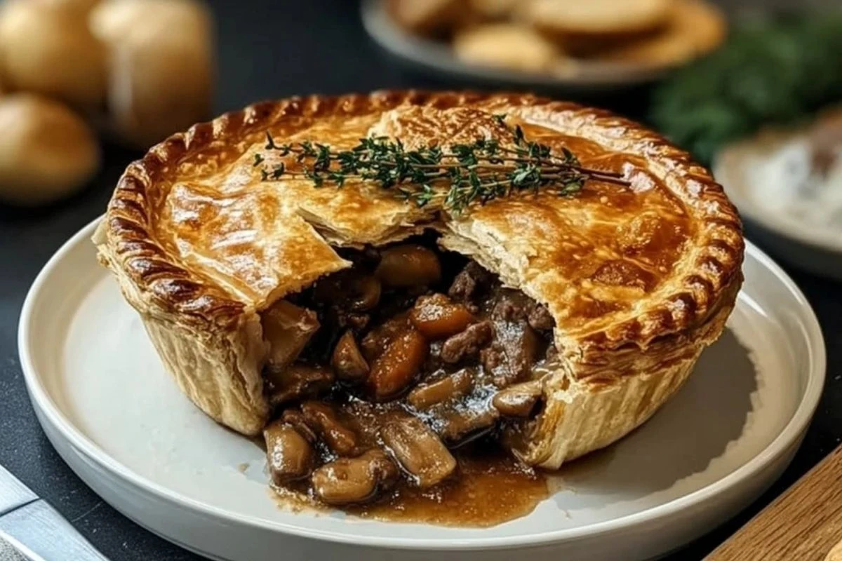 Beef and Mushroom Pie