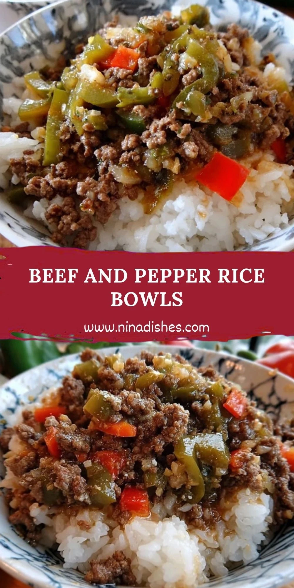 Beef and Pepper Rice Bowls (2)