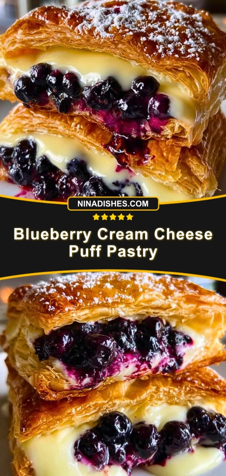 Blueberry Cream Cheese Puff Pastry (3)