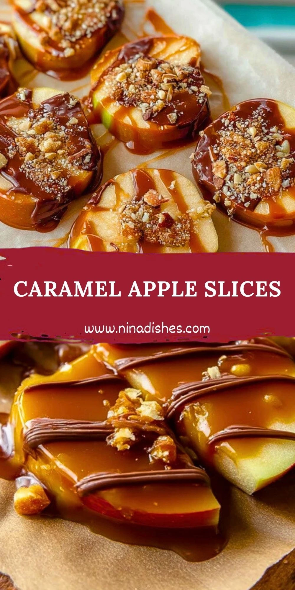 Caramel Apple Slices Pin 1