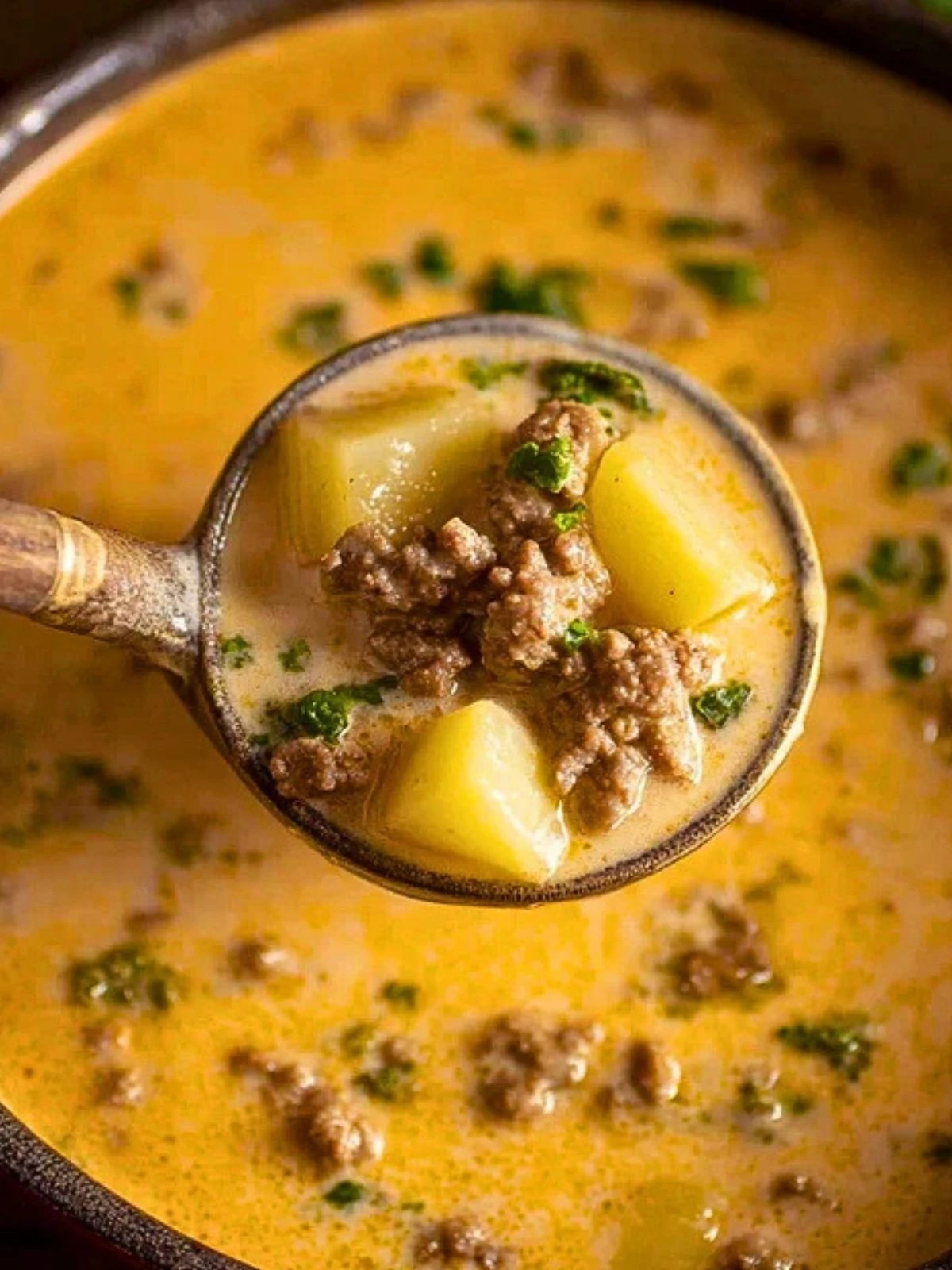 Cheesy Beef and Potato Soup (1)