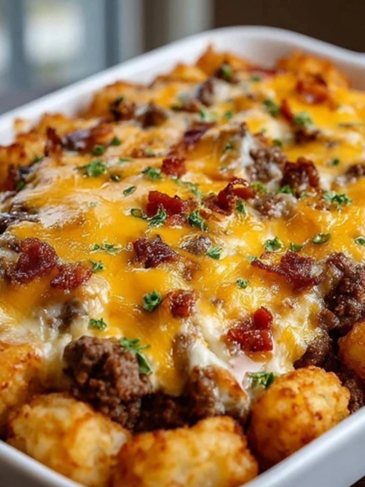 Cheesy Cheeseburger Tater Tot Casserole (1)