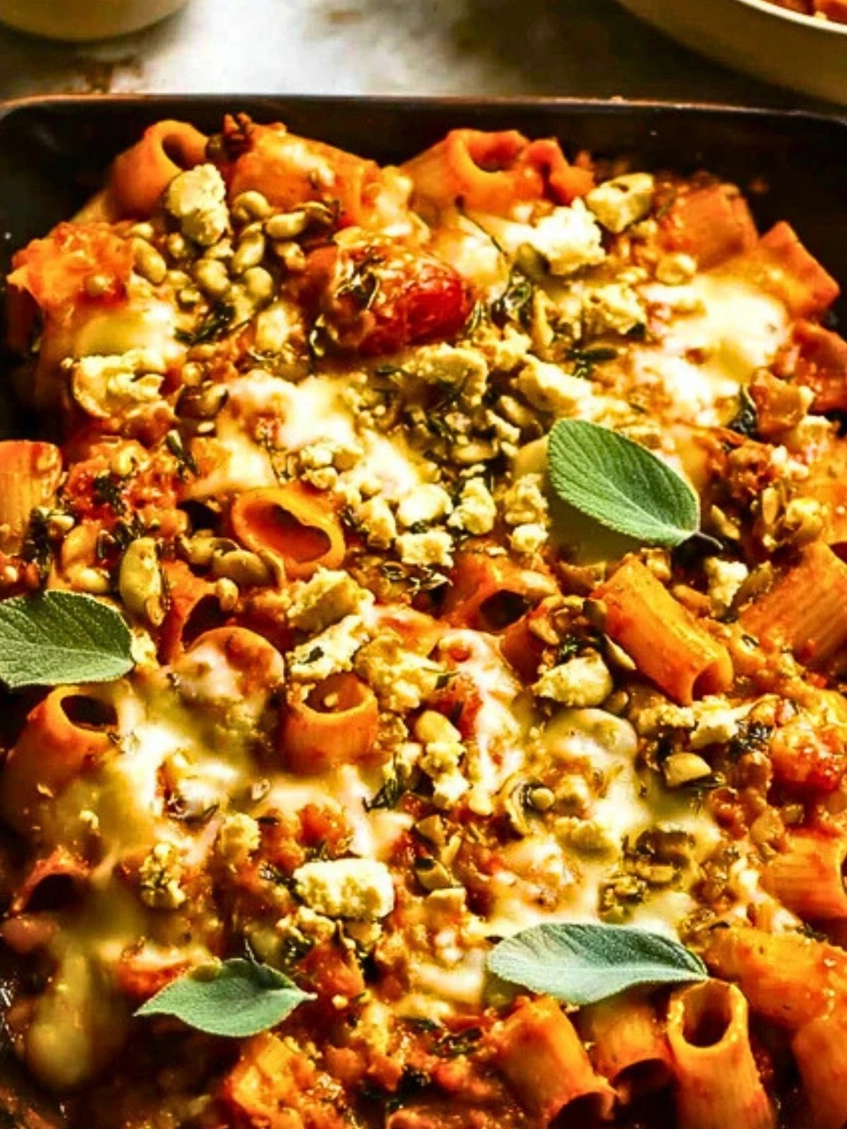 Cheesy Pasta Bake with Pumpkin-Tomato Sauce (1)