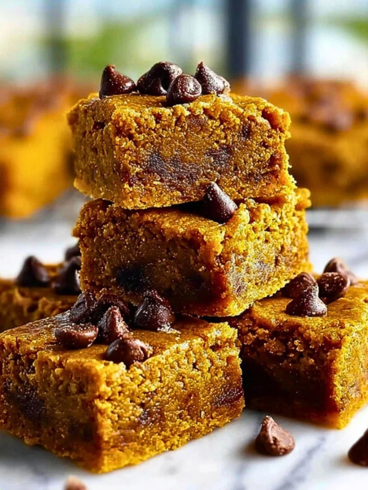 Chewy Pumpkin Blondies with Warm Spices (1)