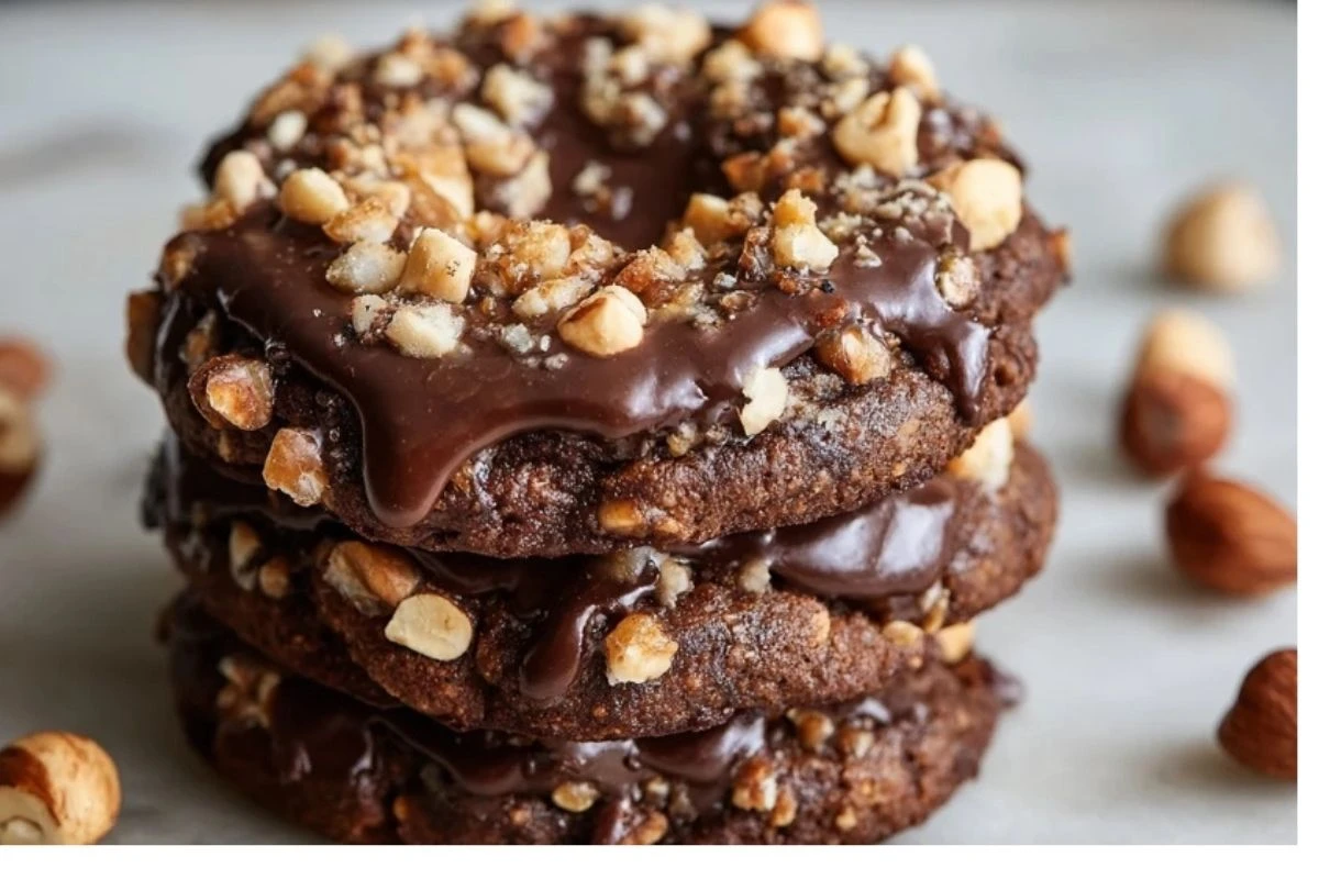 Chocolate Hazelnut Crunch Cookies 1