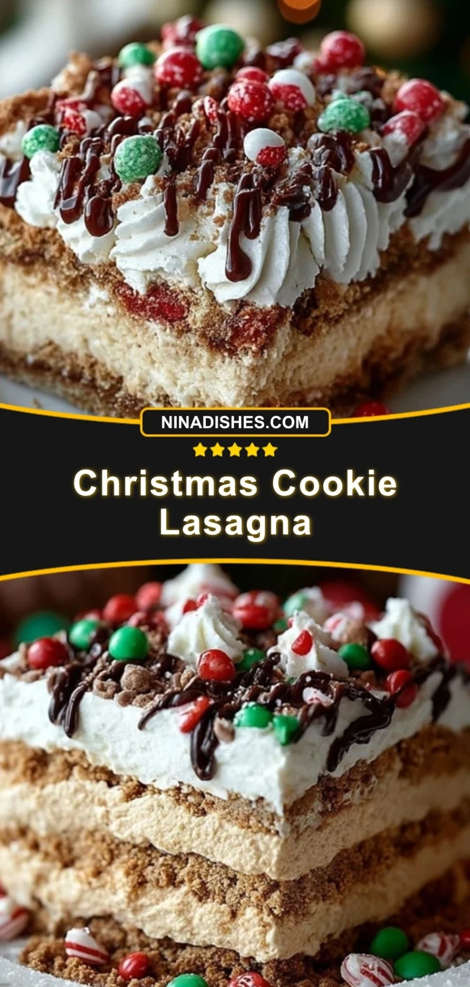 Christmas Cookie Lasagna Pin 2