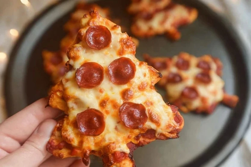 Christmas Tree Pizza
