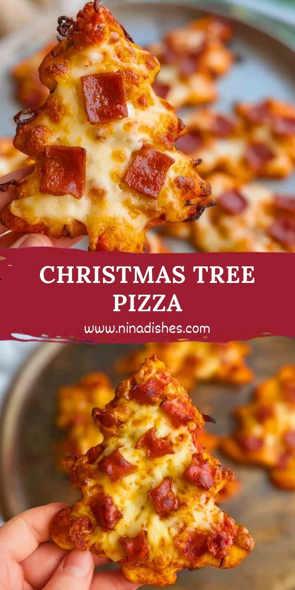 Christmas Tree Pizza Pin 1