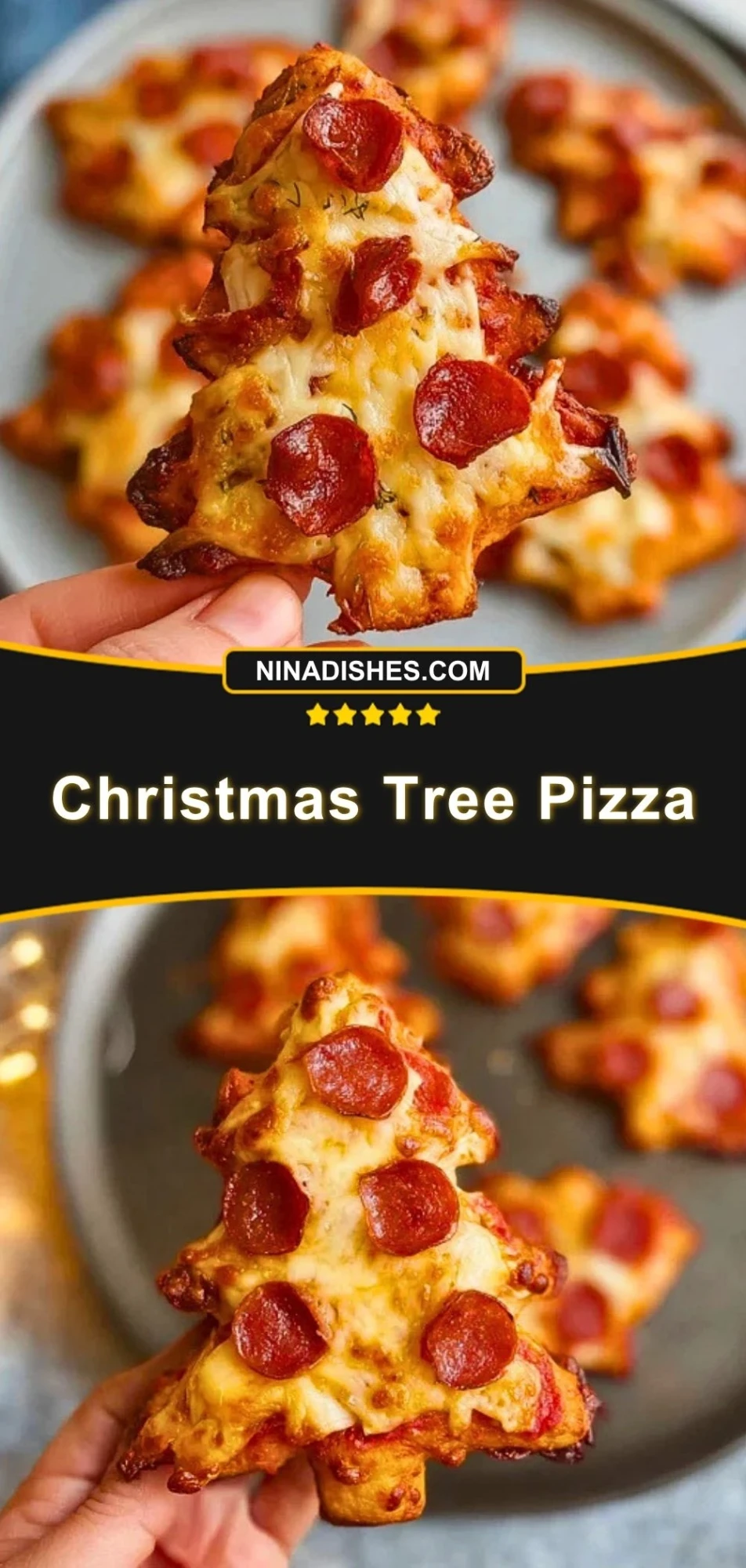 Christmas Tree Pizza Pin 2