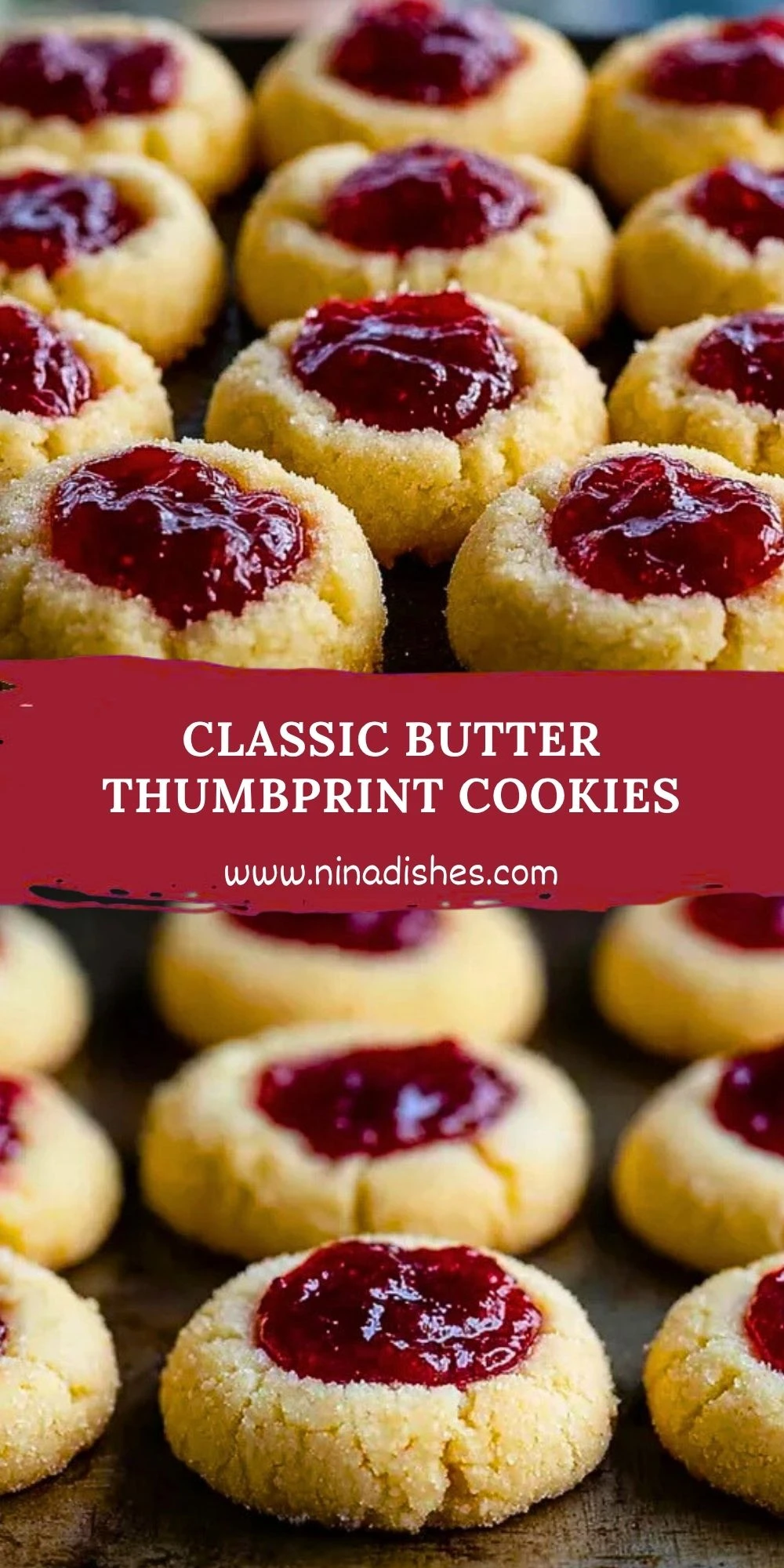 Classic Butter Thumbprint Cookies Pin 1