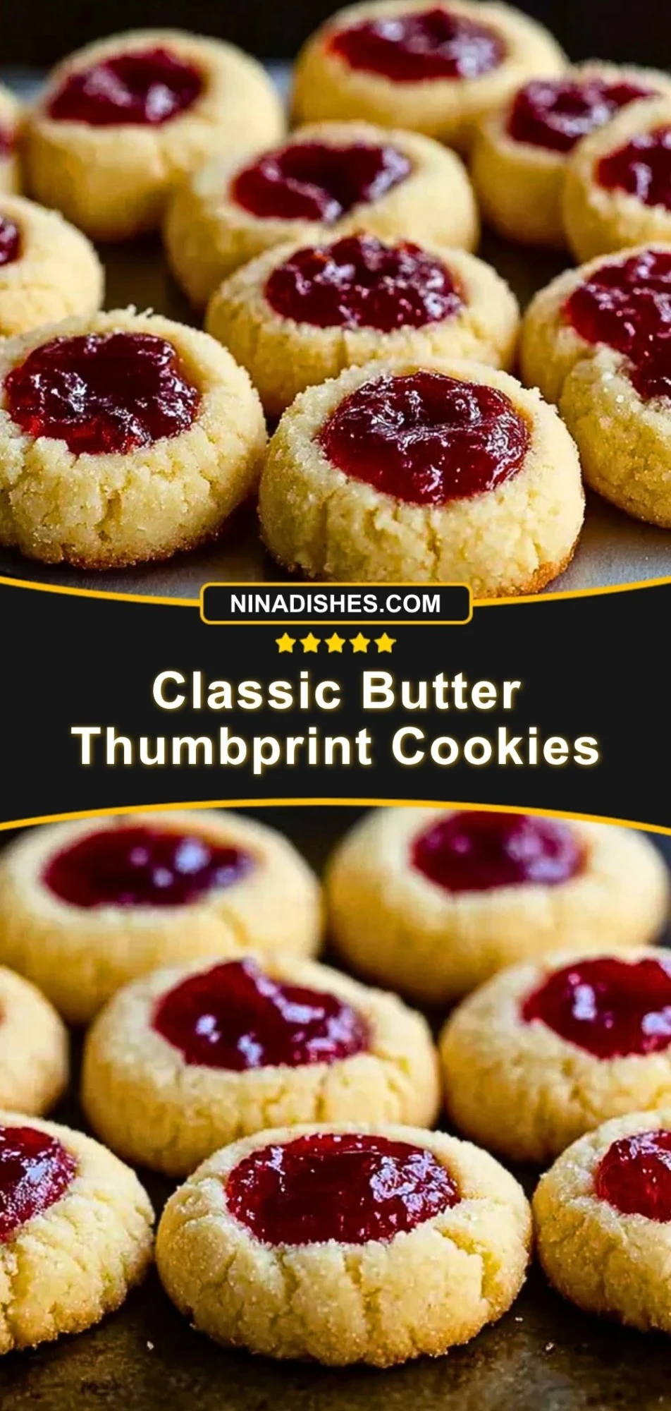 Classic Butter Thumbprint Cookies Pin 2