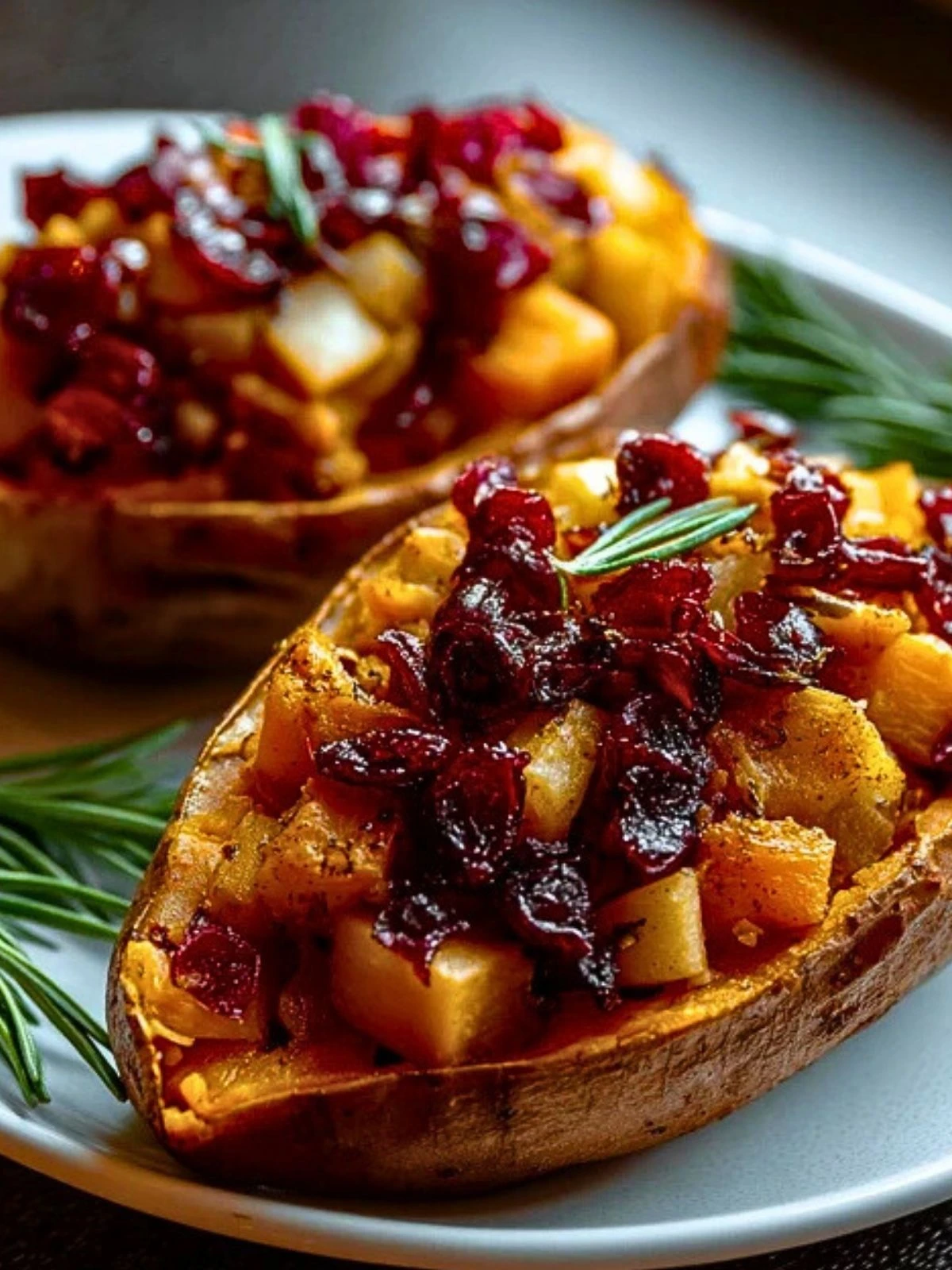Cranberry Apple Twice-Baked Sweet Potatoes 2