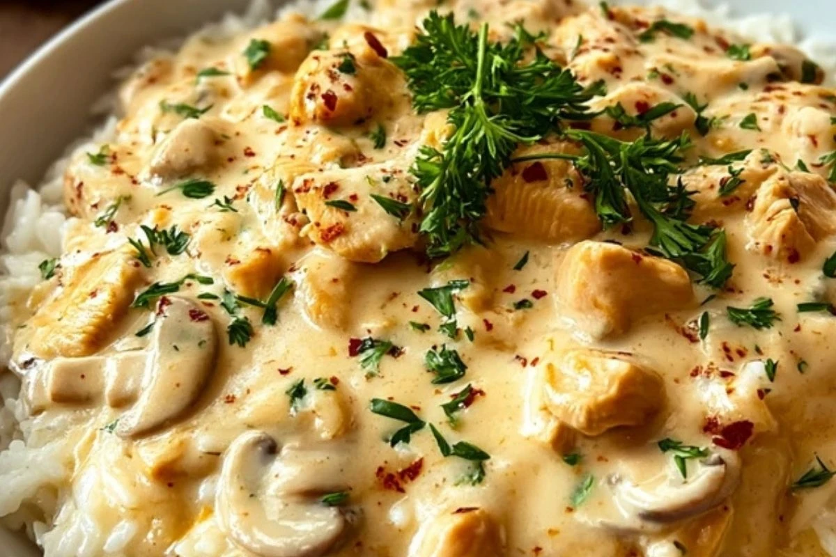 Creamy Chicken and Rice 1