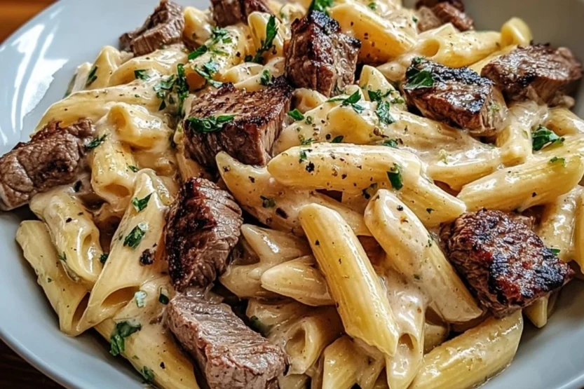 Creamy Steak Pasta