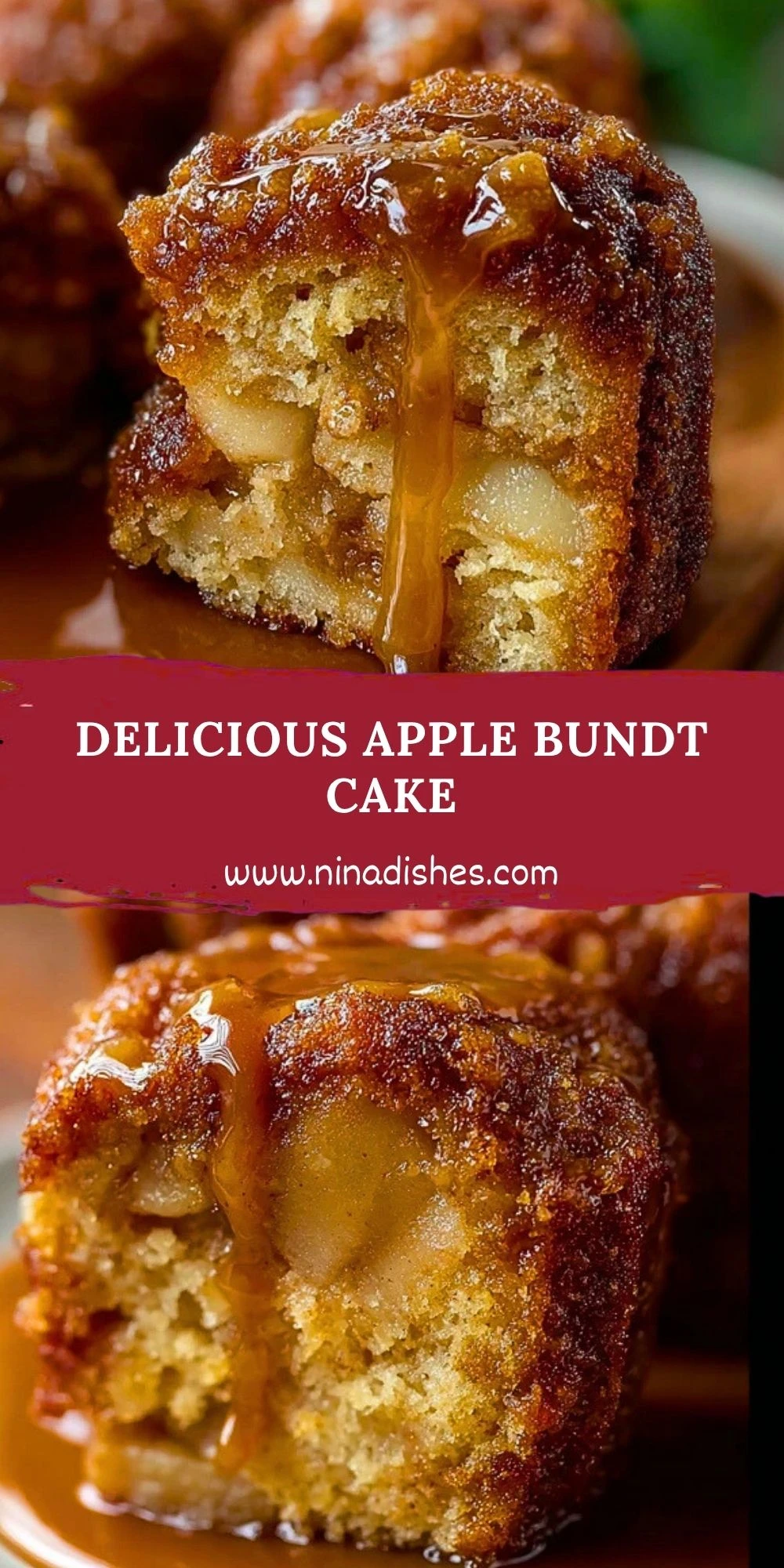 Delicious Apple Bundt Cake Pin 1