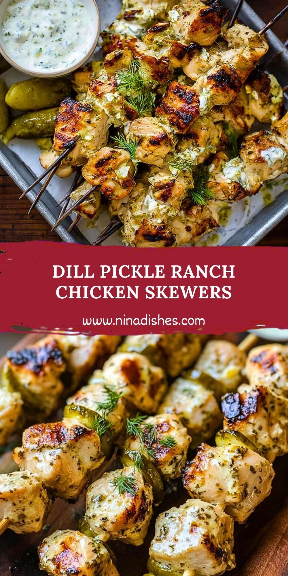 Dill Pickle Ranch Chicken Skewers (2)