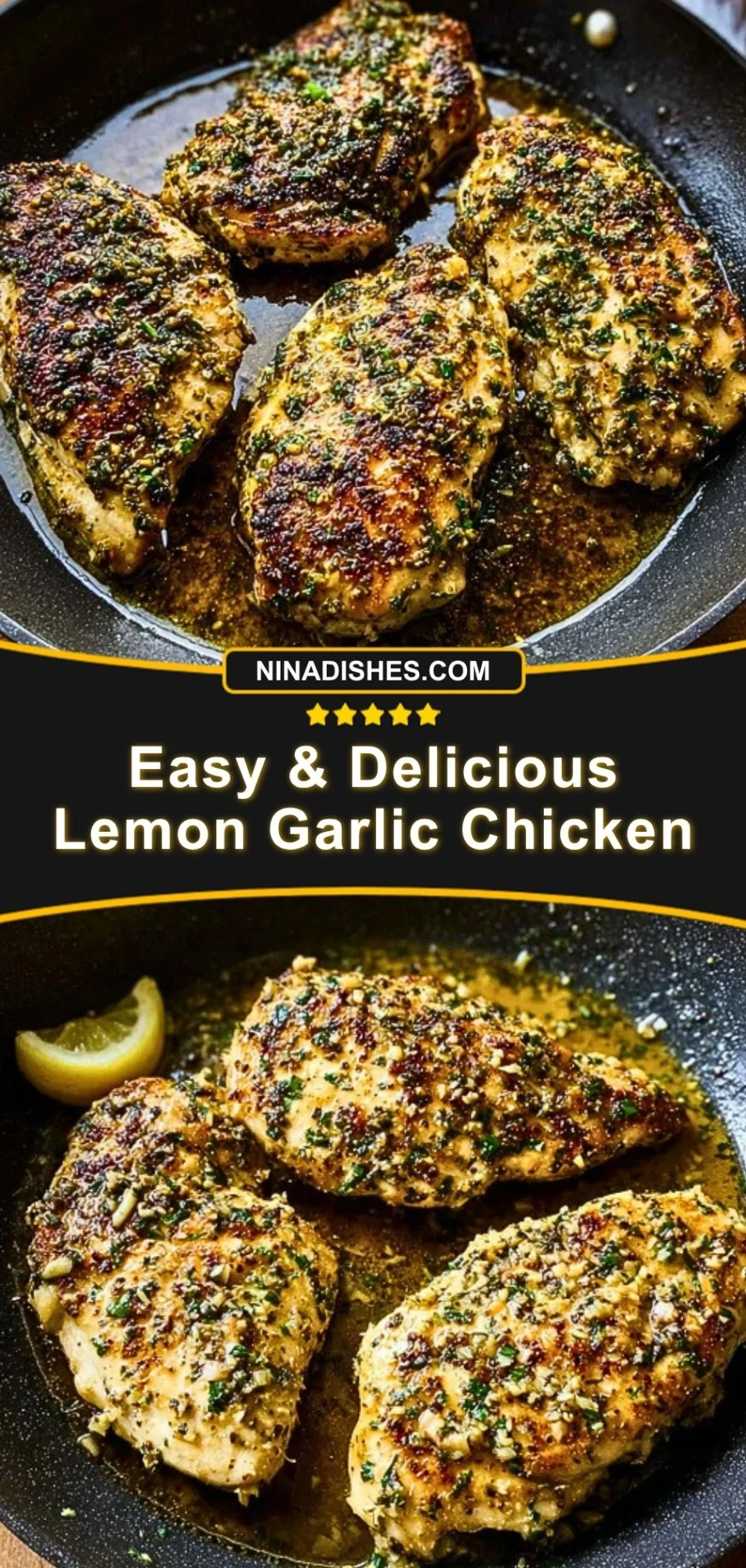Easy & Delicious Lemon Garlic Chicken (3)