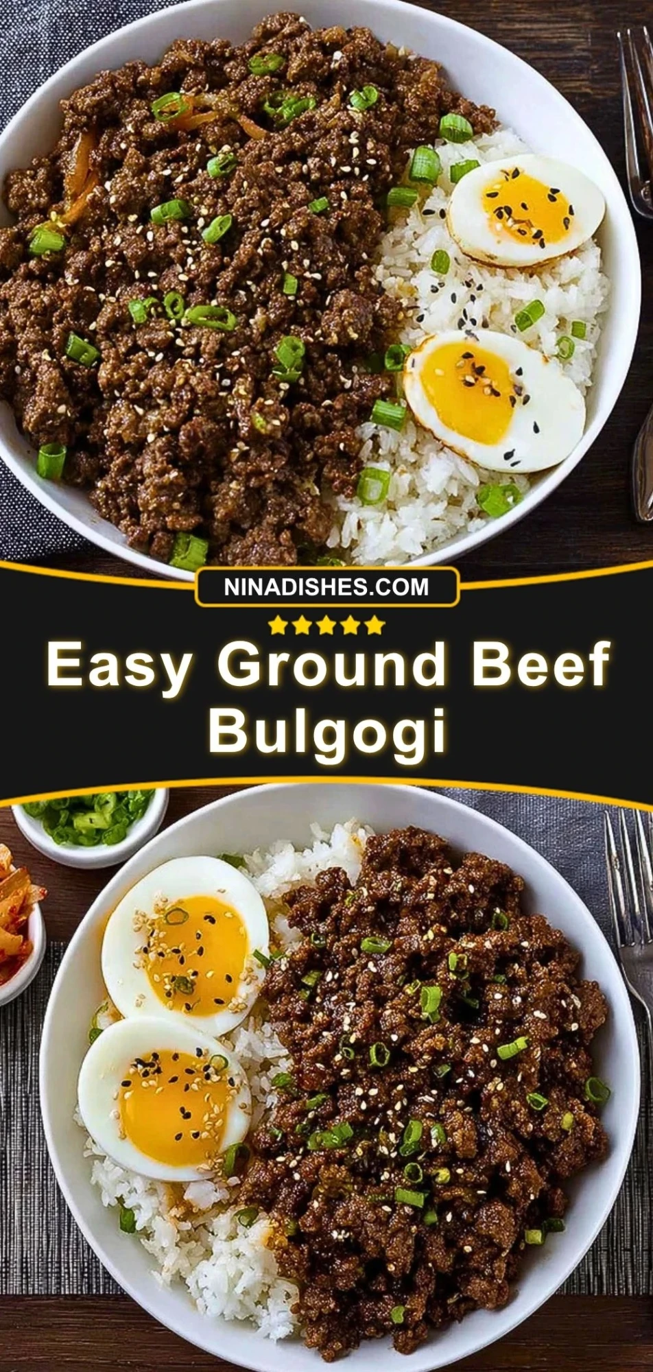 Easy Ground Beef Bulgogi Pin 2