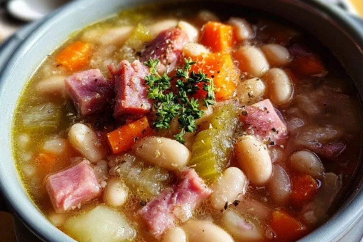 Easy Ham and Bean Soup