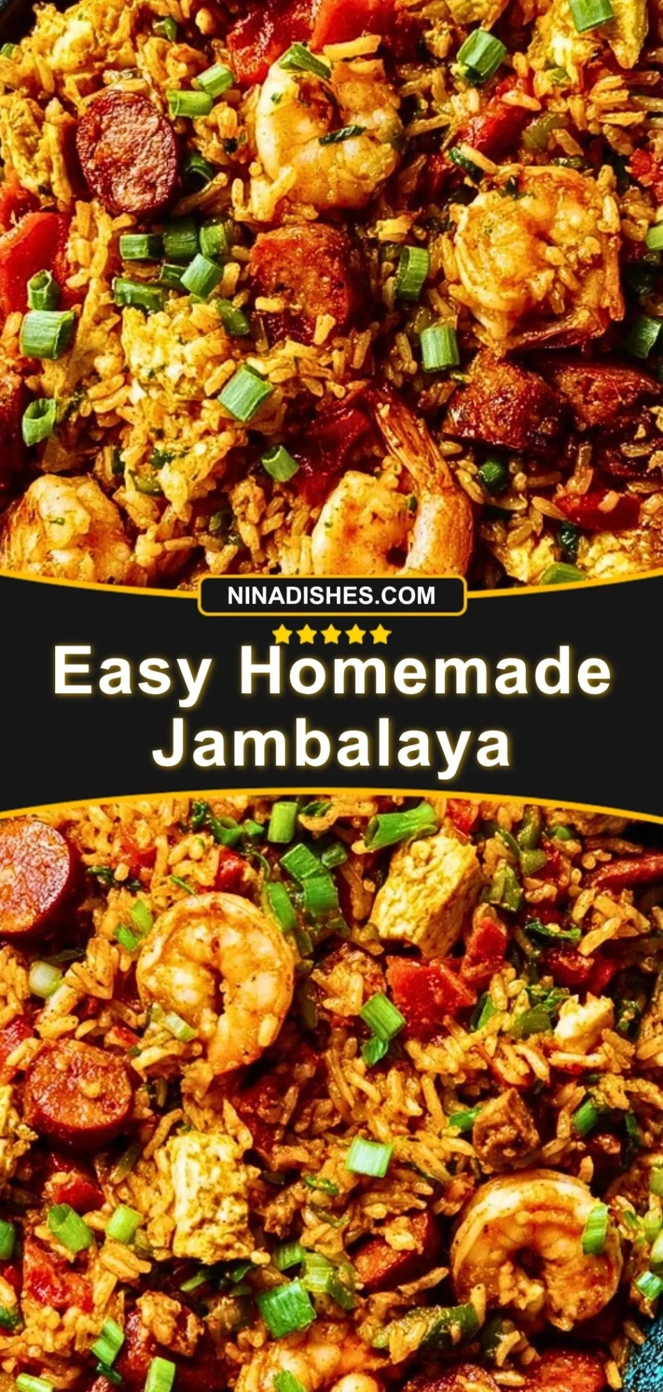 Easy Homemade Jambalaya Pin 2