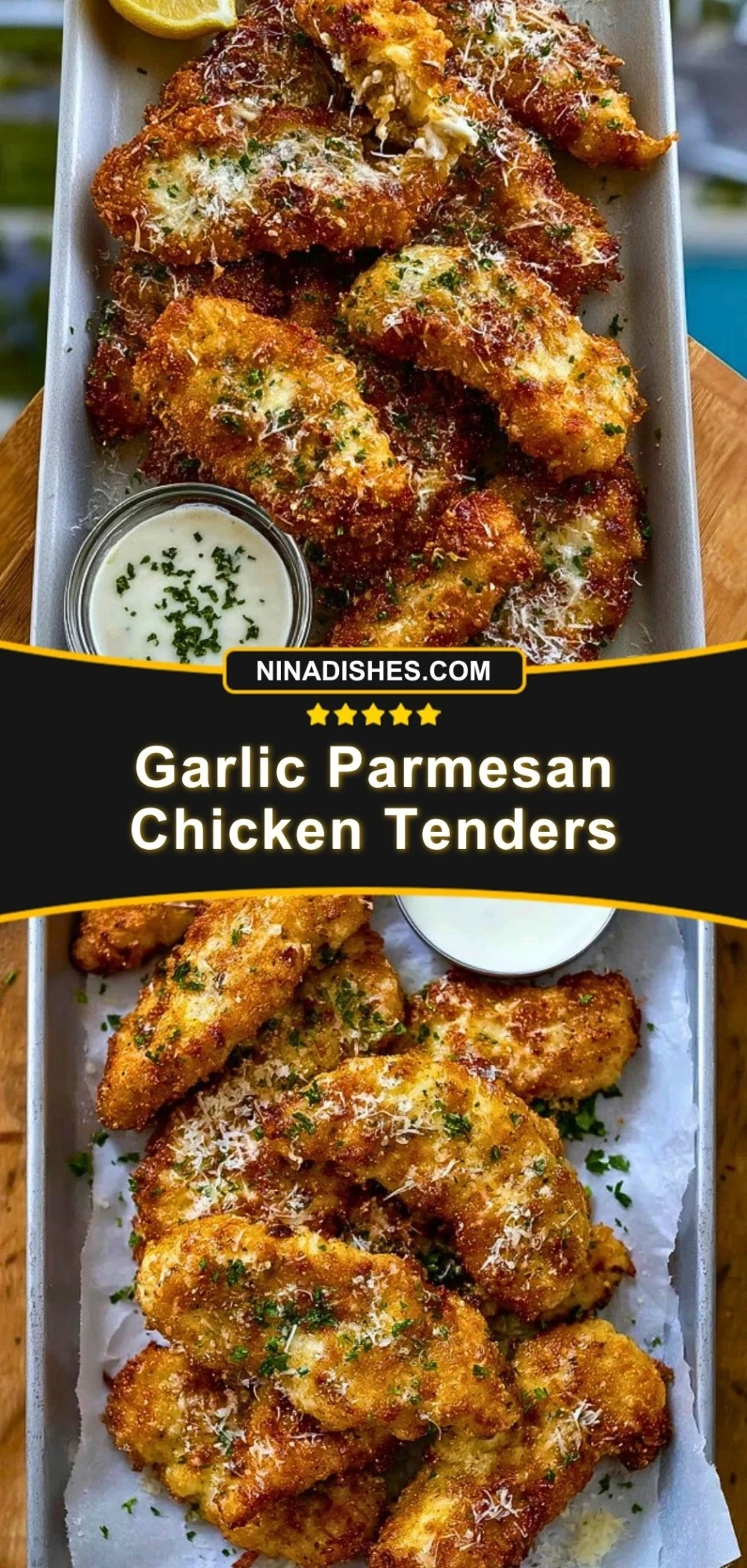 Garlic Parmesan Chicken Tenders (3)