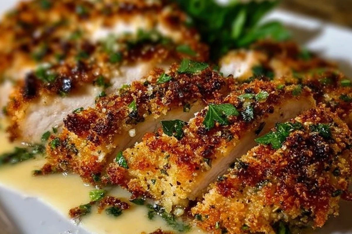 Garlic Parmesan Crusted Chicken 1