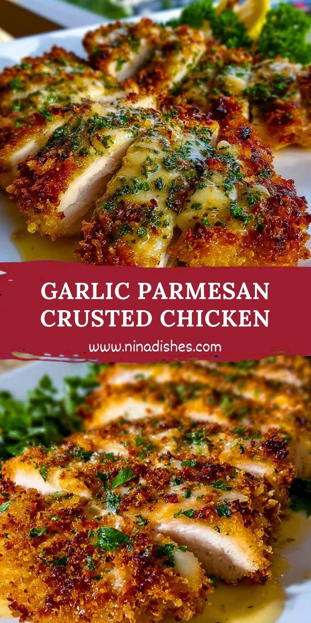 Garlic Parmesan Crusted Chicken Pin 1