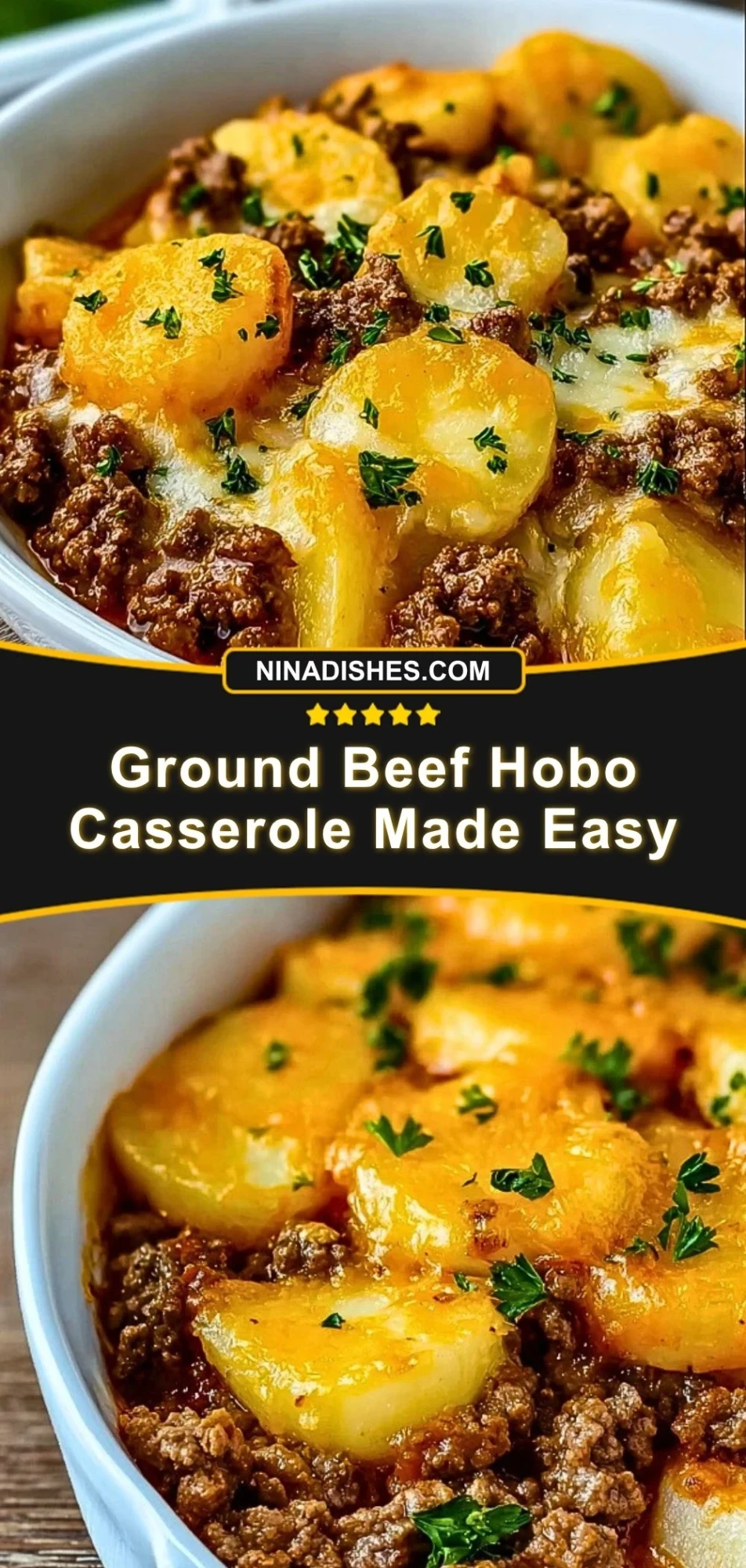 Ground Beef Hobo Casserole Made Easy Pin 2