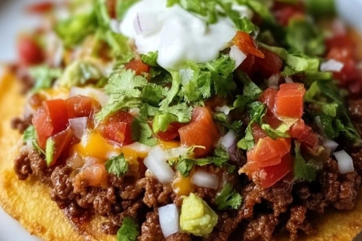 Ground Beef Tostadas 1