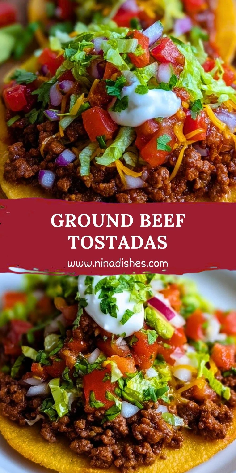 Ground Beef TostadasPin 1