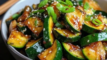 Hibachi Zucchini