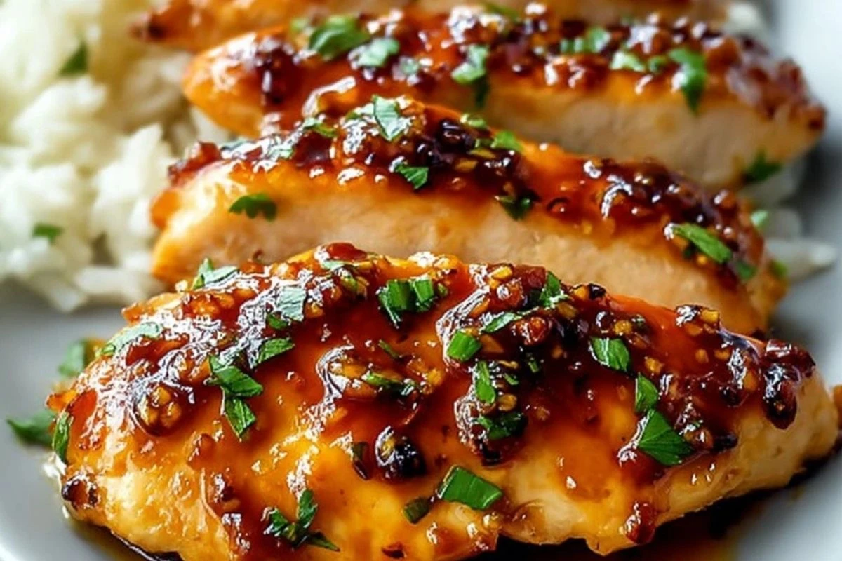 Honey Garlic Chicken Breasts