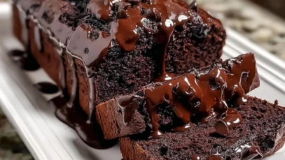Hot Fudge Brownie Bread 1