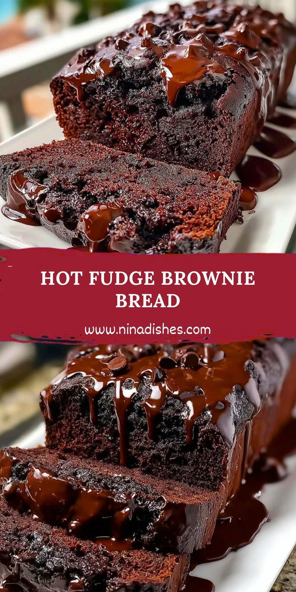 Hot Fudge Brownie Bread Pin 1