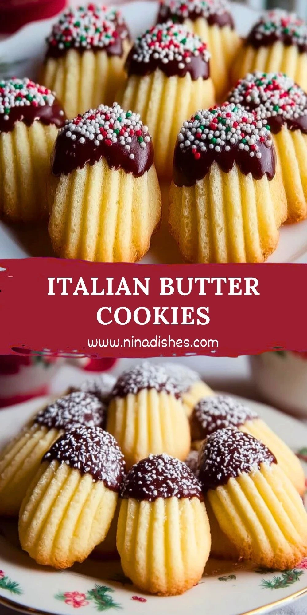 Italian Butter Cookies Pin 1