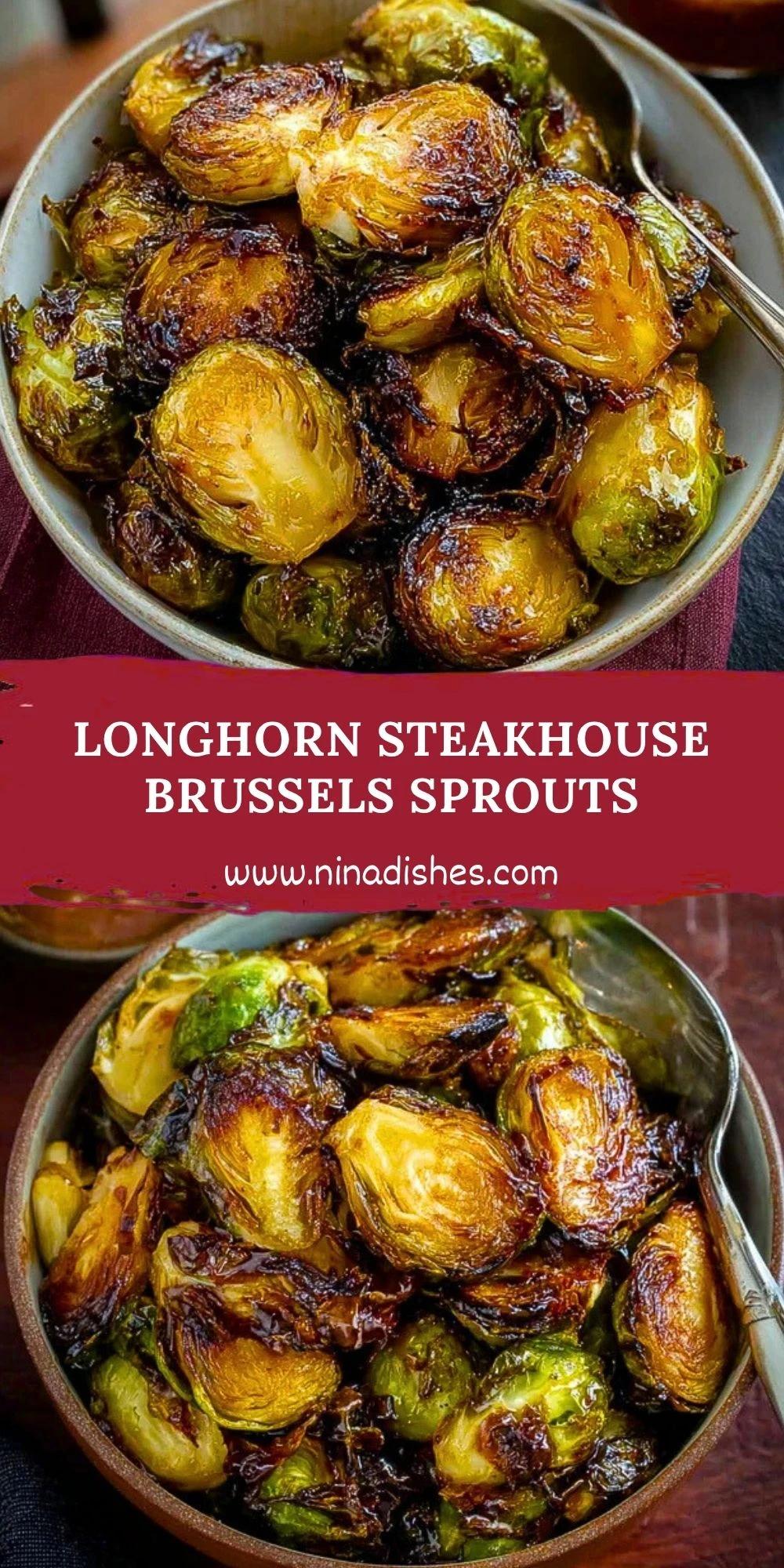 Longhorn Steakhouse Brussels Sprouts Pin 1