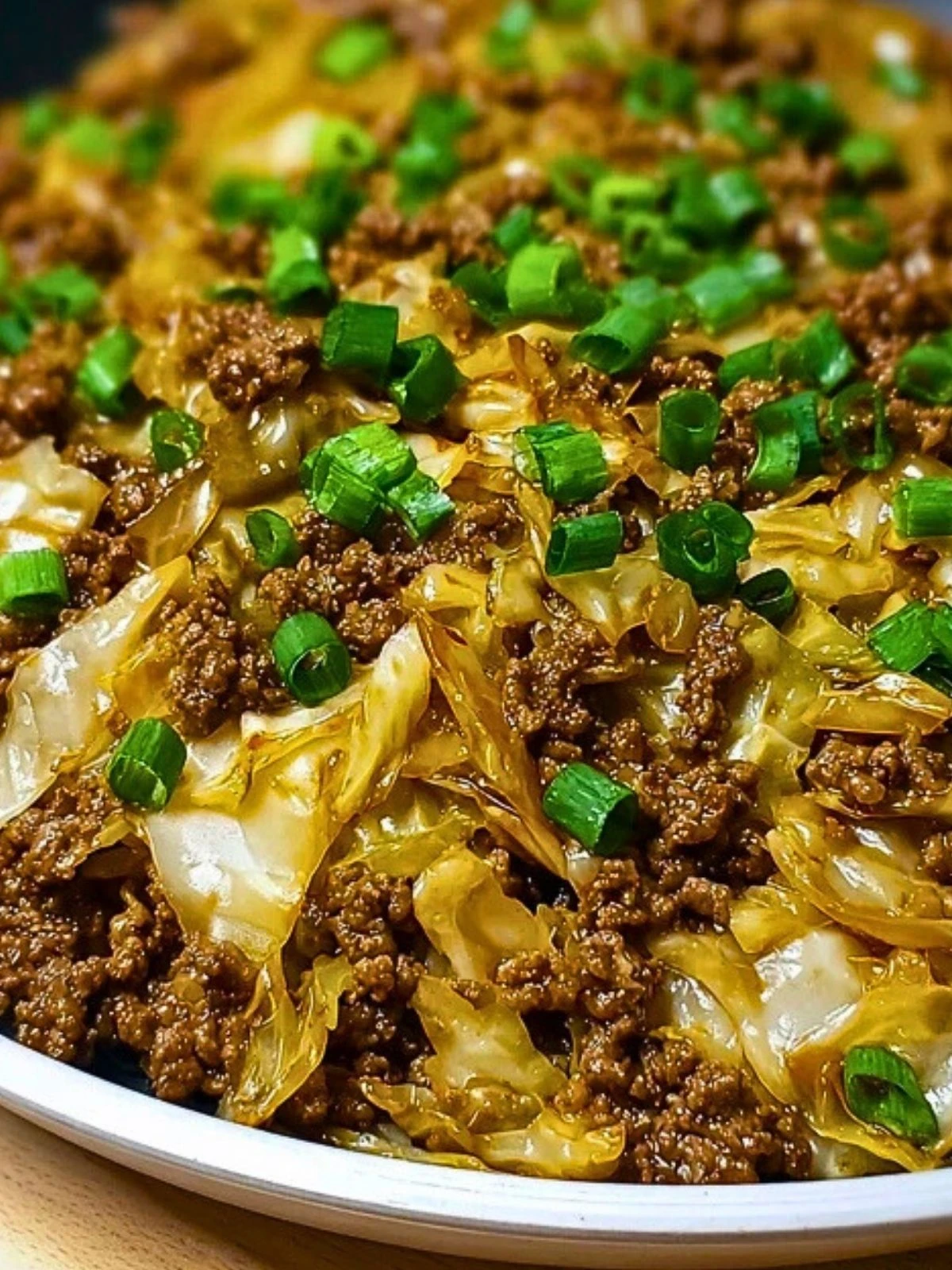 Low-Carb Mongolian Ground Beef and Cabbage 2