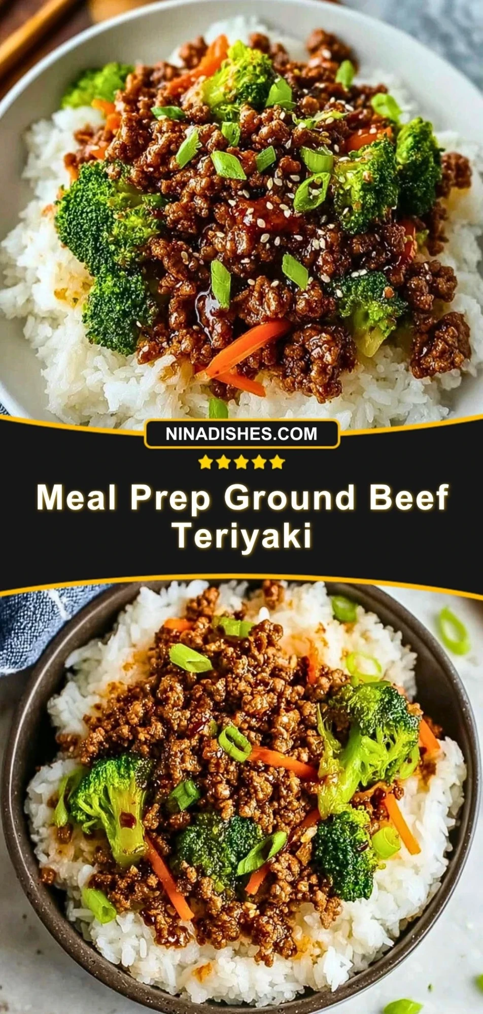 Meal Prep Ground Beef Teriyaki Pin 2