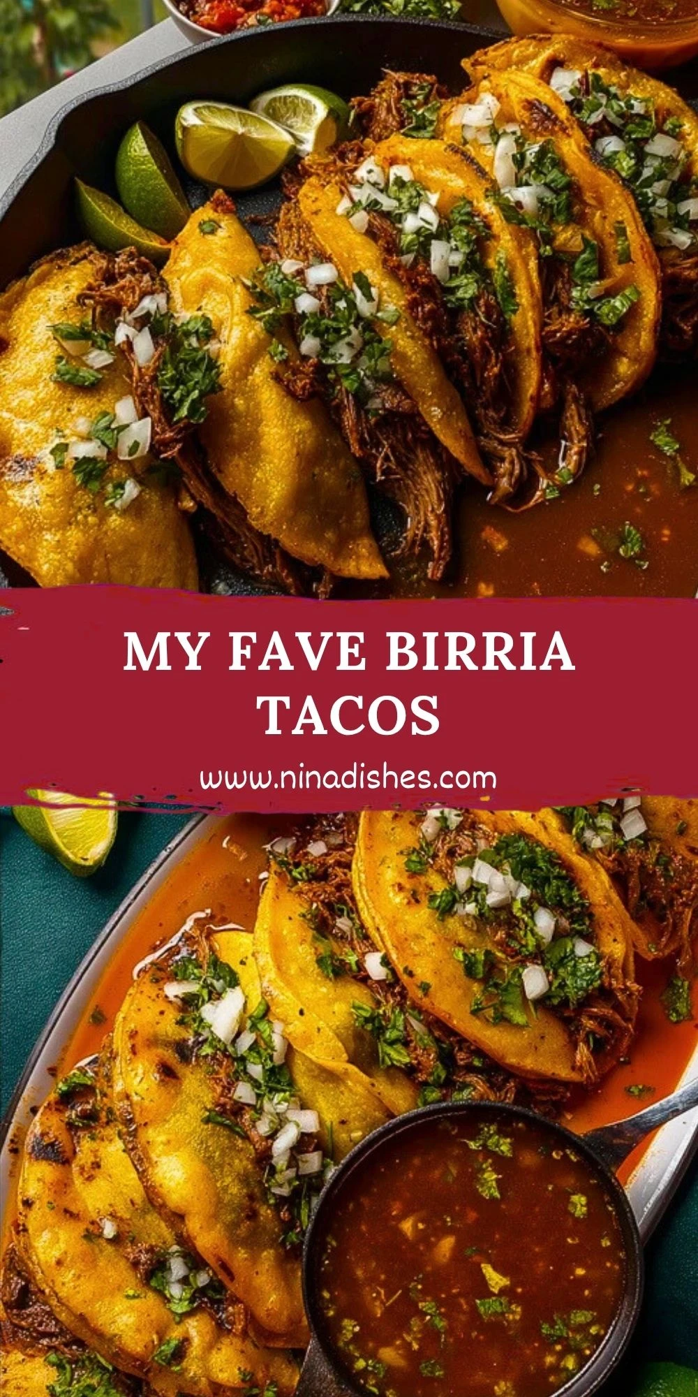 My Fave Birria Tacos Pin 1