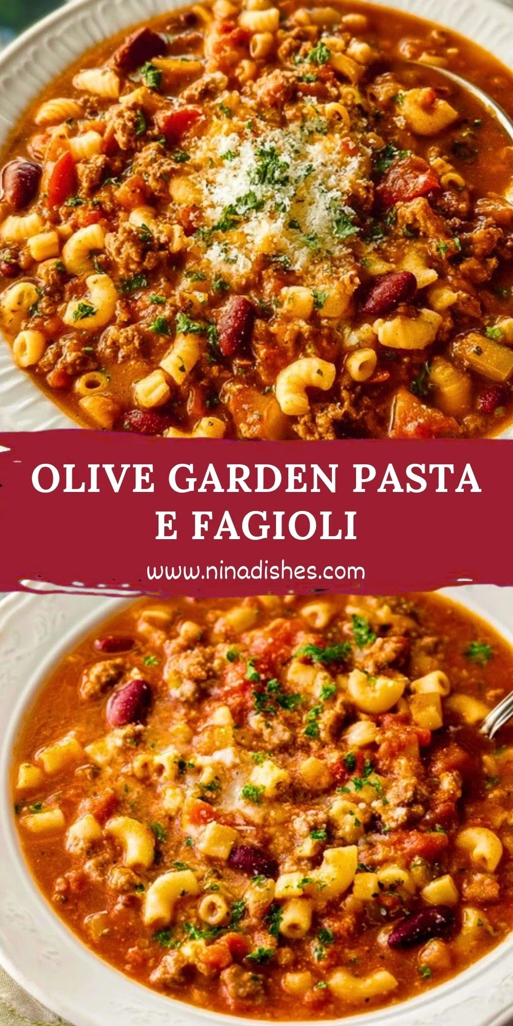 Olive Garden Pasta e Fagioli Pin 1
