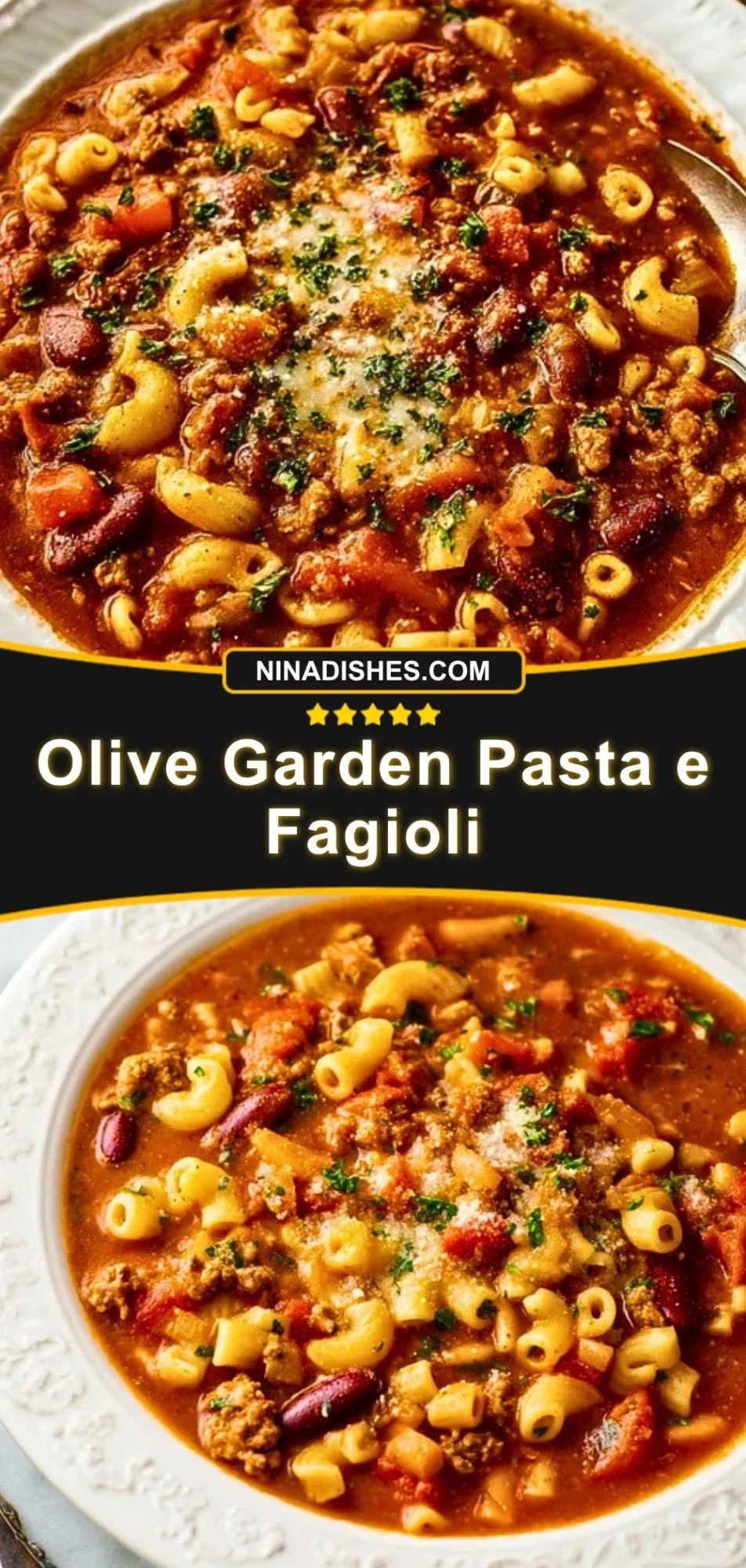 Olive Garden Pasta e Fagioli Pin 2