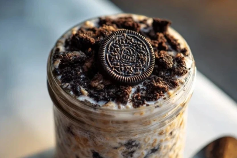 Oreo Overnight Oats