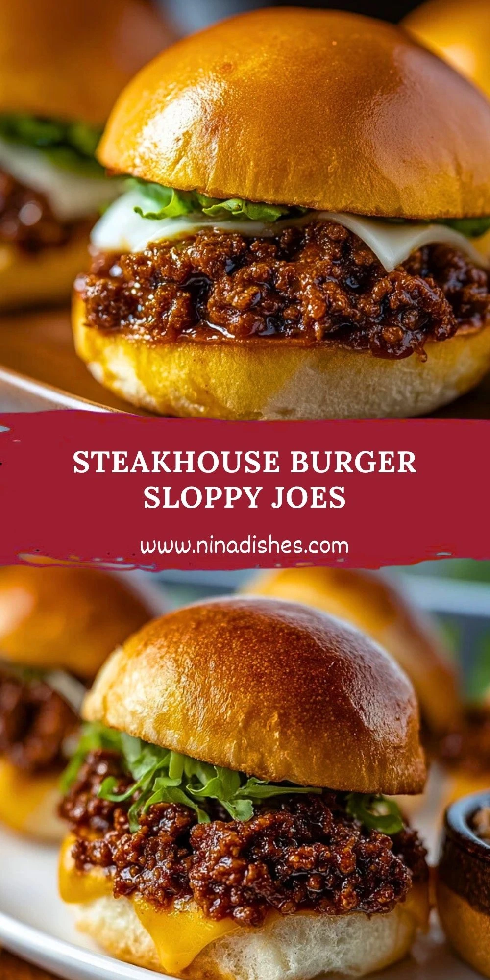 Steakhouse Burger Sloppy Joes Pin 1