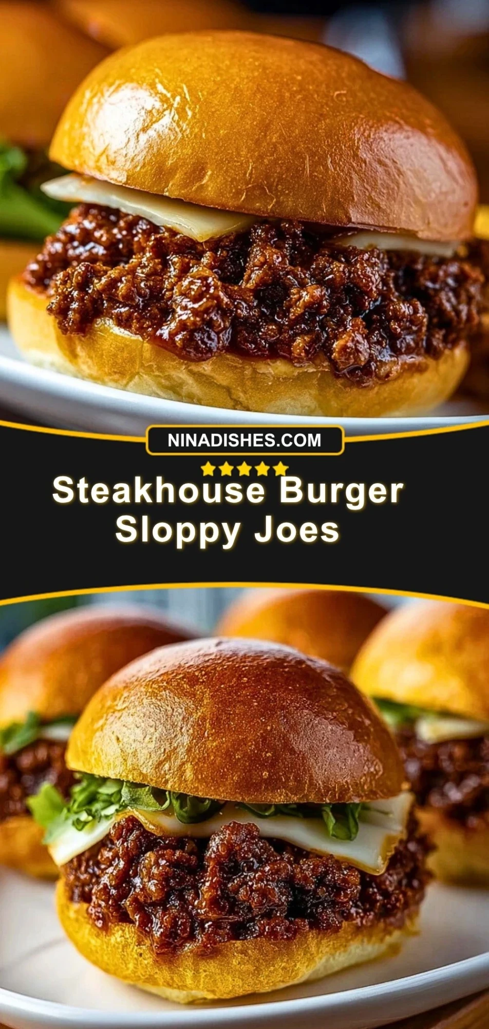 Steakhouse Burger Sloppy Joes Pin 2