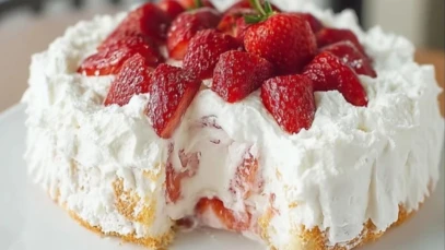 Strawberry Angel Cake