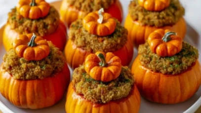 Stuffed Mini Pumpkins 1