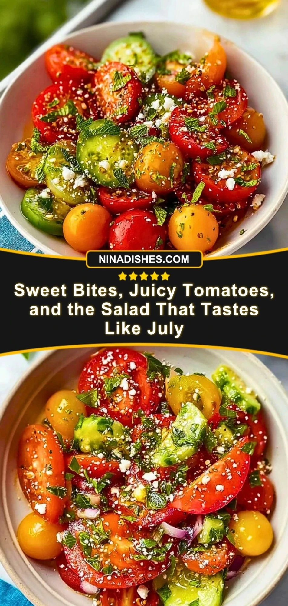 Sweet Bites, Juicy Tomatoes, and the Salad That Tastes Like July Pin 2